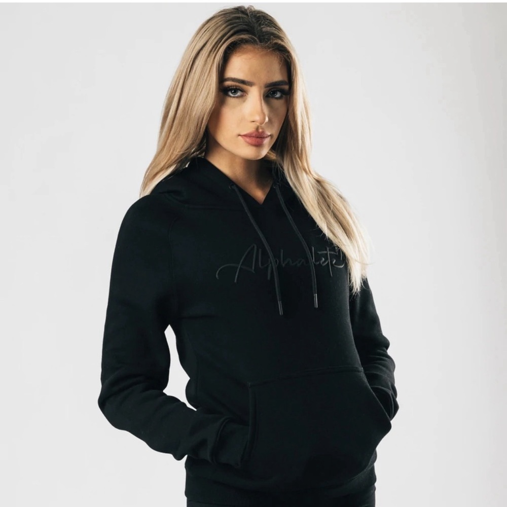 Alphalete Performance Hoodie in Black Size Medium